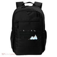 Funny Penguins Against Authoritarian Ice Holes Protest Backpack thumb 0