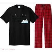 Funny Penguins Against Authoritarian Ice Holes Protest Pajama Set thumb 0