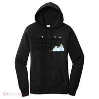 Funny Penguins Against Authoritarian Ice Holes Protest Women's Hoodie thumb 0