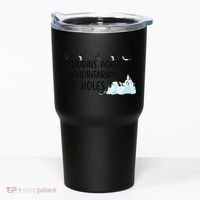 Funny Penguins Against Authoritarian Ice Holes Protest Tumbler thumb 0