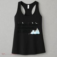 Funny Penguins Against Authoritarian Ice Holes Protest Women's Tank Top thumb 3