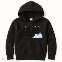 Funny Penguins Against Authoritarian Ice Holes Protest Kids Hoodie thumb 0