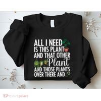 Funny Plant Art Gardening Plant Lover Gardener Sweatshirt thumb 2