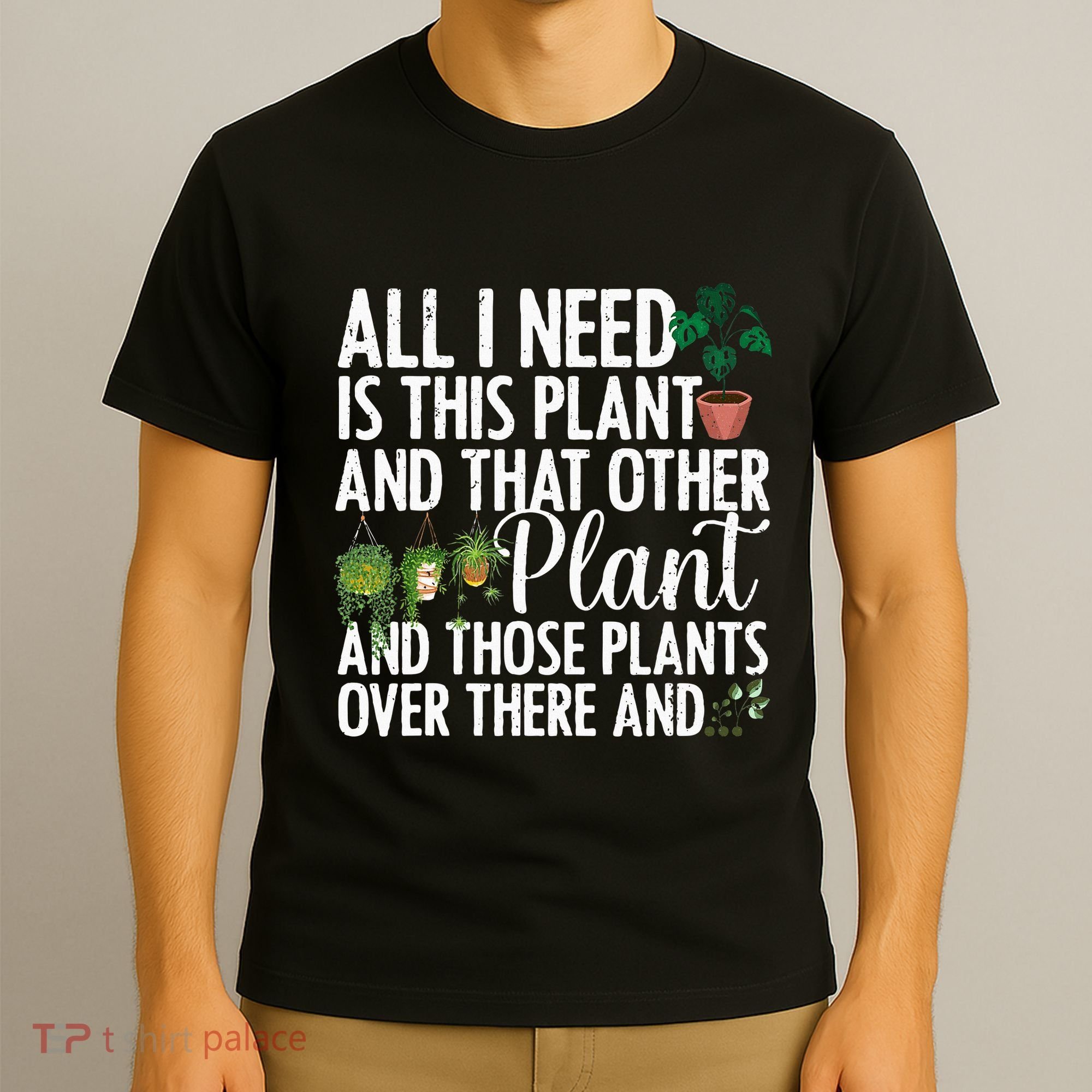 Funny Plant Art Gardening Plant Lover Gardener T-Shirt