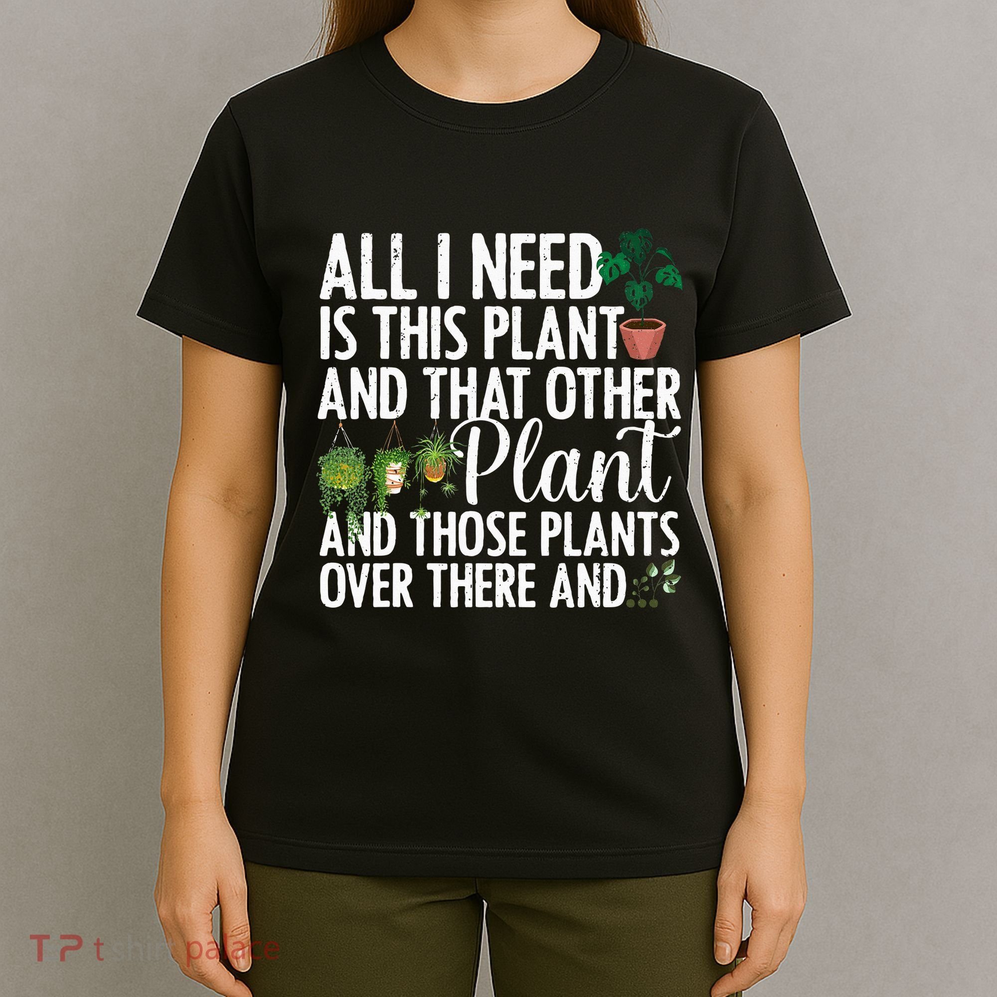 Funny Plant Art Gardening Plant Lover Gardener T-Shirt
