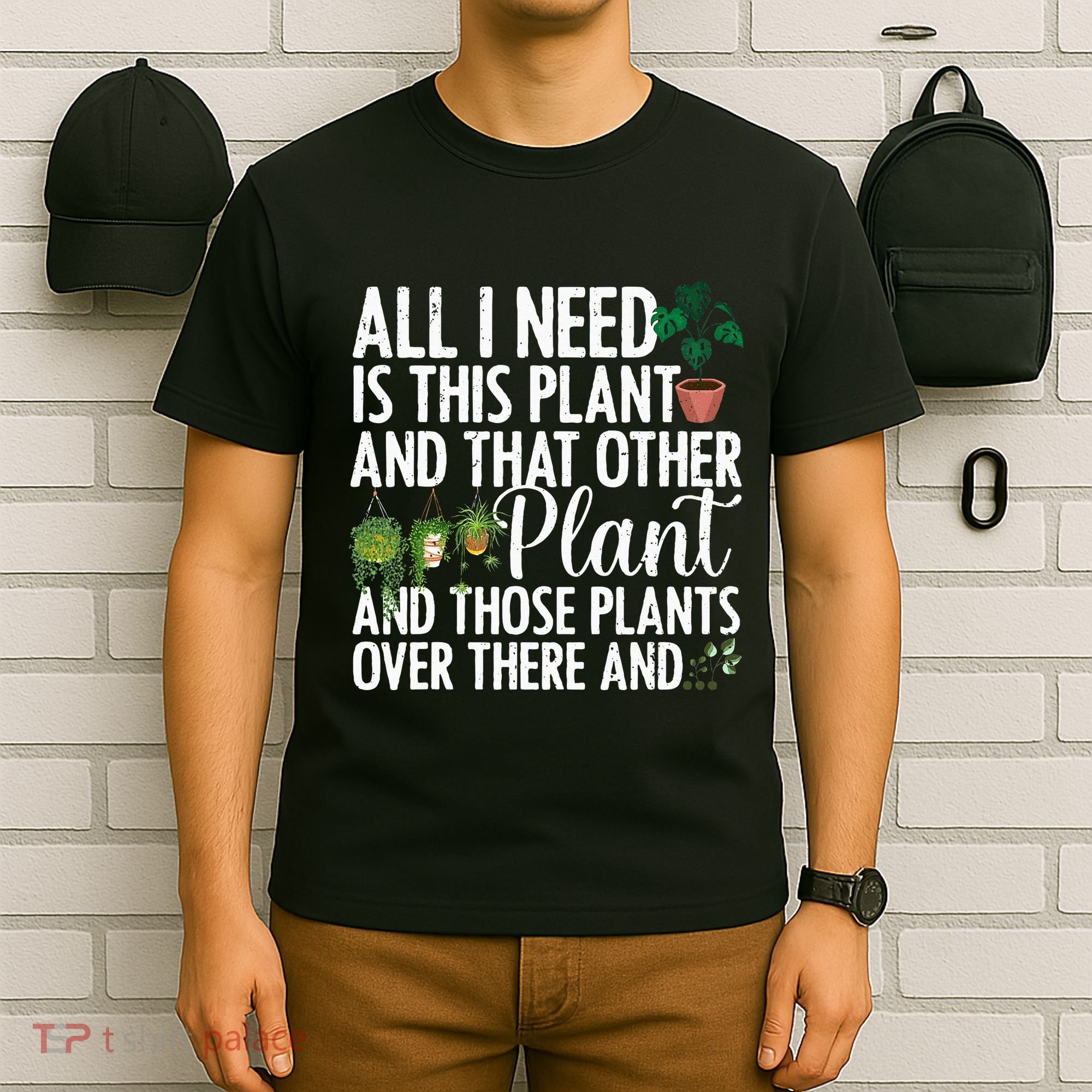 Funny Plant Art Gardening Plant Lover Gardener T-Shirt