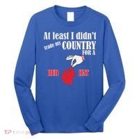 Funny Proamerica Antitrump American Usa Flag Democracy Long Sleeve Shirt thumb 0