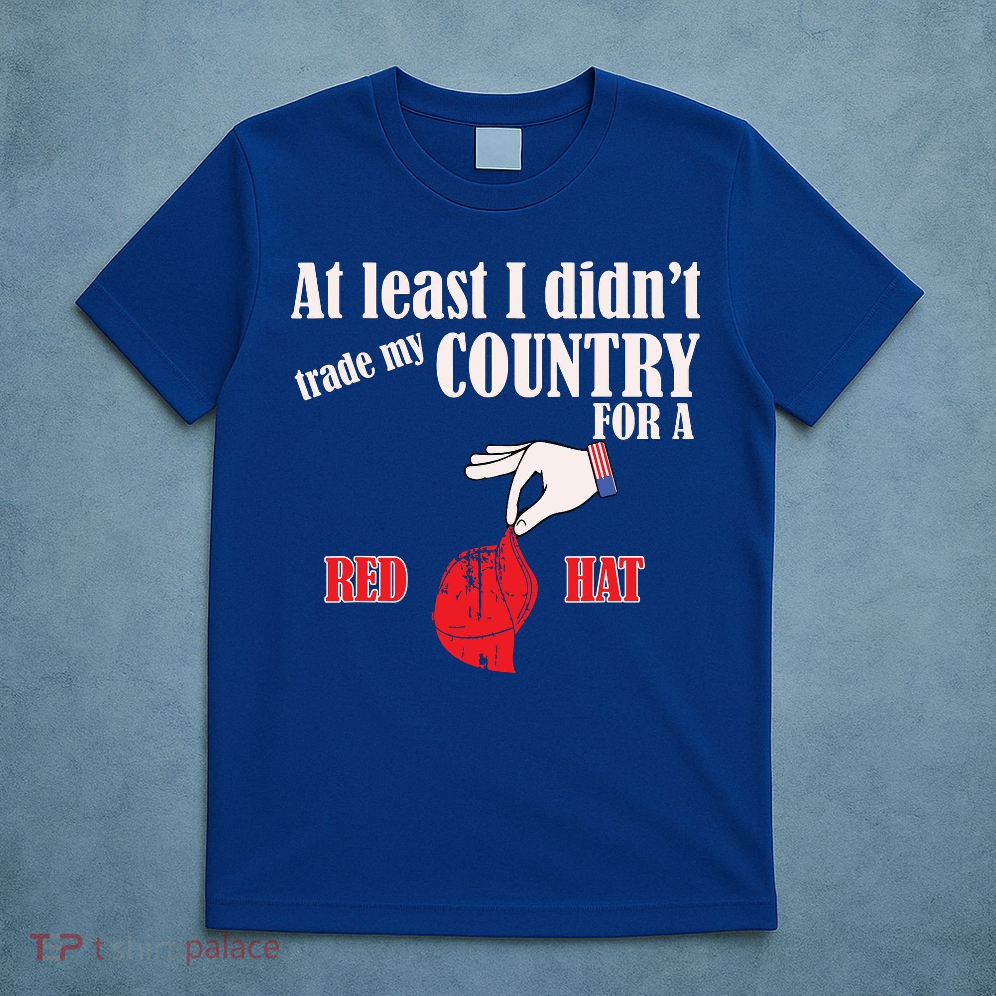 Funny Proamerica Antitrump American Usa Flag Democracy T-Shirt