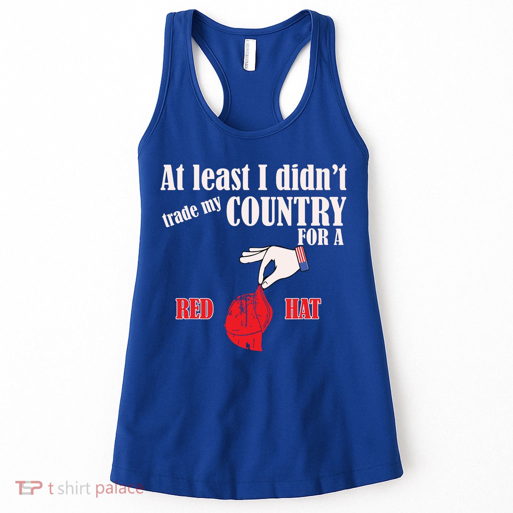 Funny Proamerica Antitrump American Usa Flag Democracy Women's Tank Top