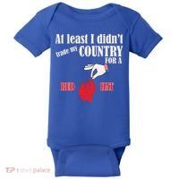 Funny Proamerica Antitrump American Usa Flag Democracy Baby Bodysuit thumb 0