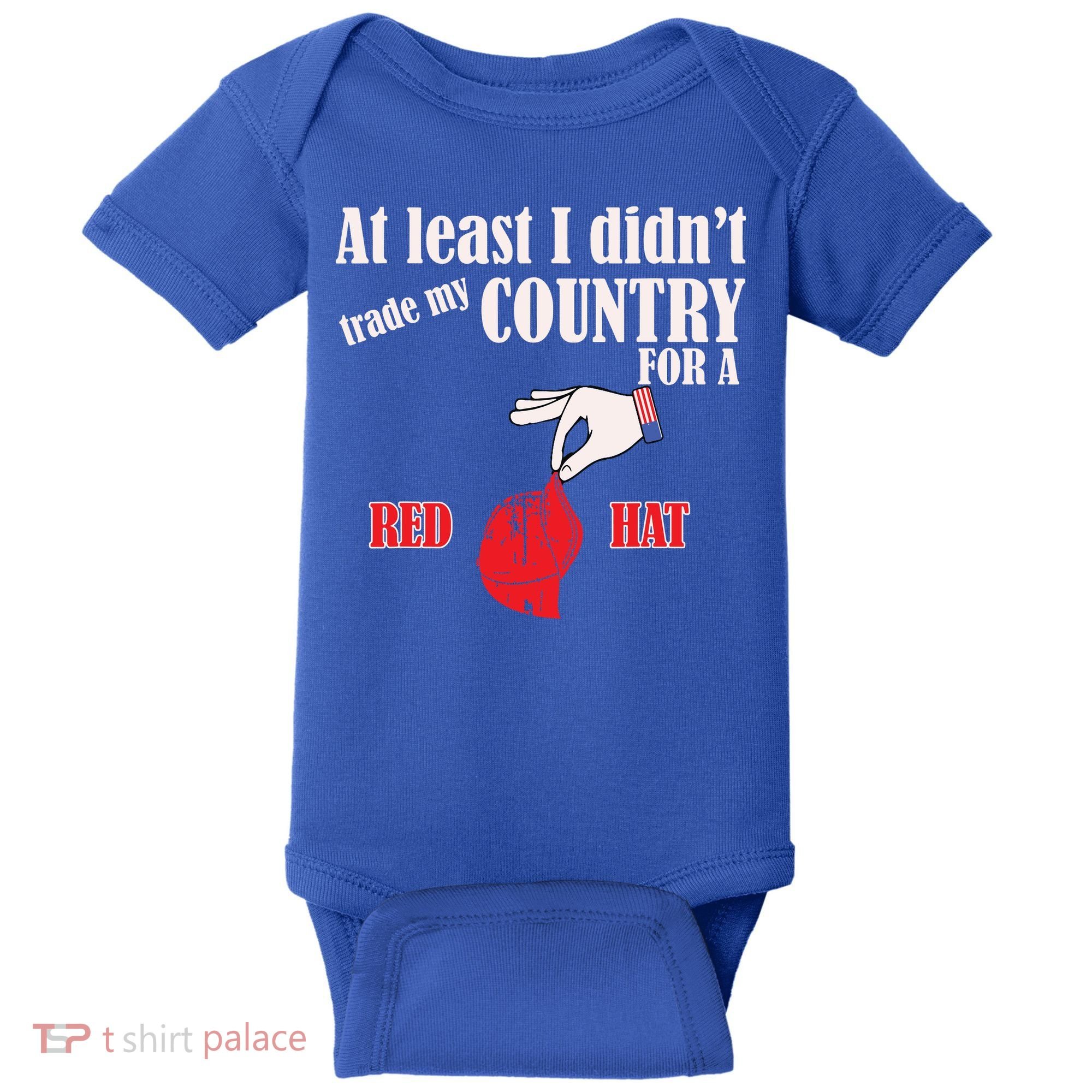 Funny Proamerica Antitrump American Usa Flag Democracy Baby Bodysuit