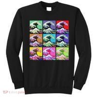 Fine Pop Art Great Wave Retro Sweatshirt thumb 0