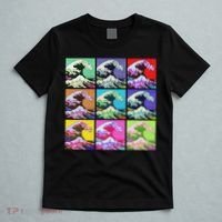 Fine Pop Art Great Wave Retro T-Shirt thumb 5