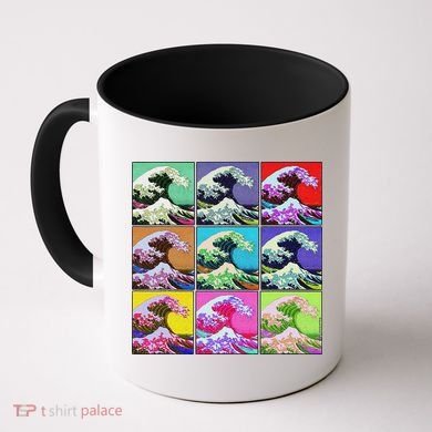 Fine Pop Art Great Wave Retro Coffee Mug