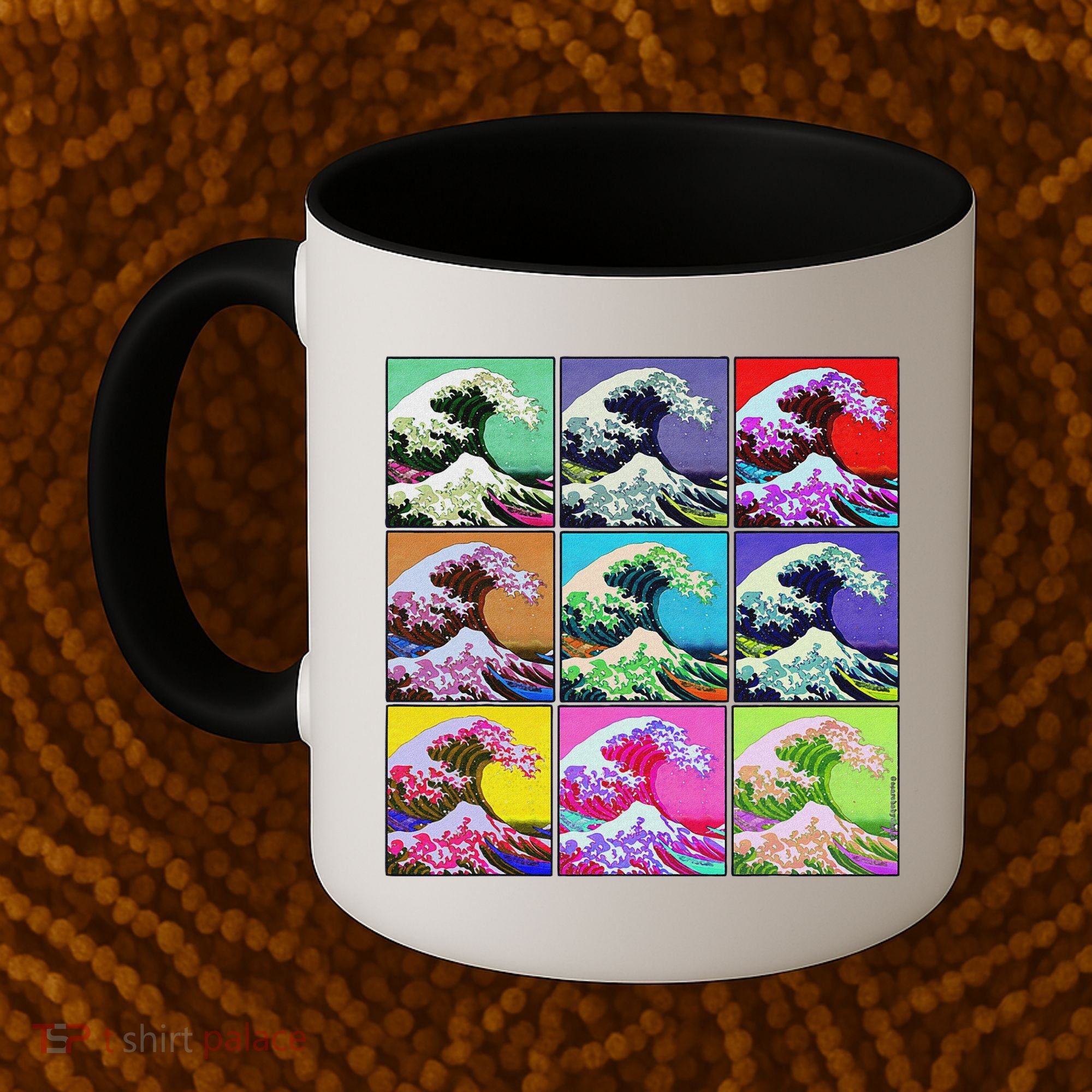 Fine Pop Art Great Wave Retro Coffee Mug