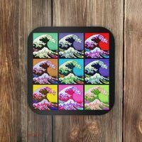 Fine Pop Art Great Wave Retro Coaster thumb 0