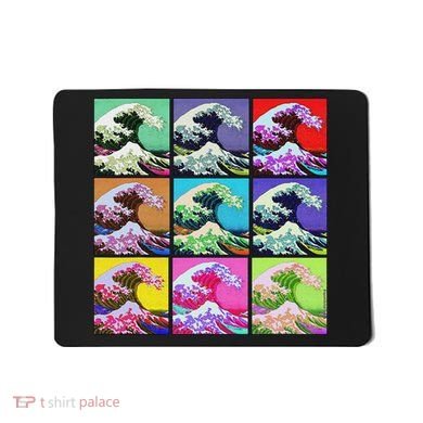 Fine Pop Art Great Wave Retro Mousepad