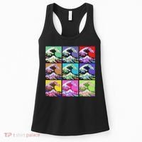 Fine Pop Art Great Wave Retro Women's Tank Top thumb 0