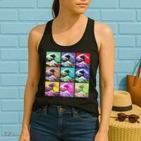 Fine Pop Art Great Wave Retro Women's Tank Top thumb 2