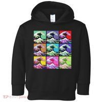 Fine Pop Art Great Wave Retro Toddler Hoodie thumb 0