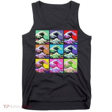 Fine Pop Art Great Wave Retro Tank Top