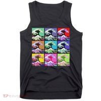 Fine Pop Art Great Wave Retro Tank Top thumb 0