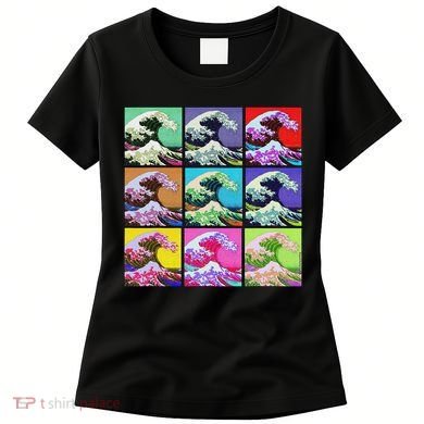 Fine Pop Art Great Wave Retro Women's T-Shirt