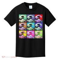 Fine Pop Art Great Wave Retro Kids T-Shirt thumb 0