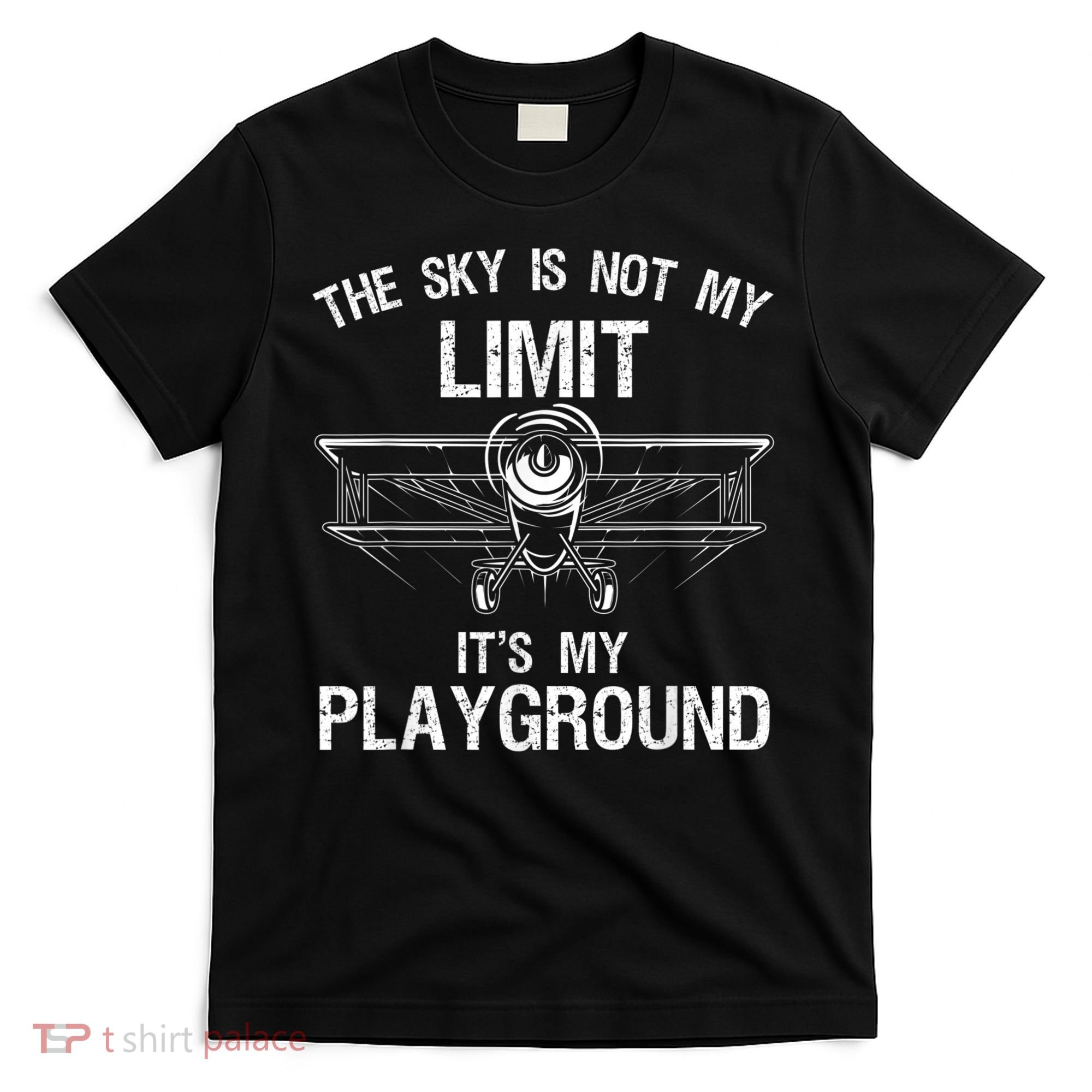 Funny Pilot Art For Men Women Airplane Pilot Aviation T-Shirt