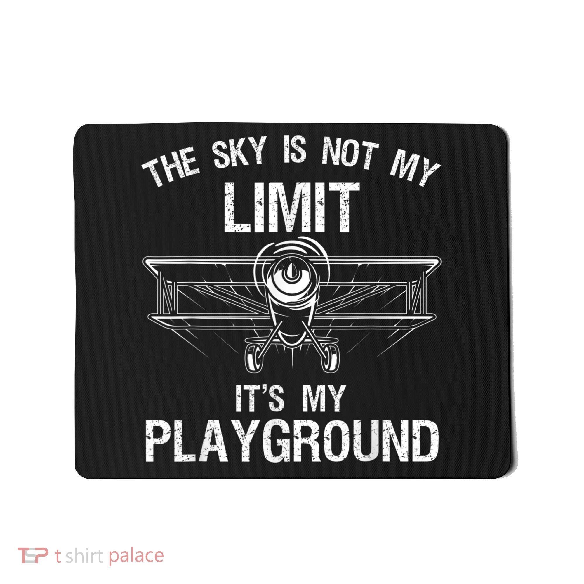 Funny Pilot Art For Men Women Airplane Pilot Aviation Mousepad