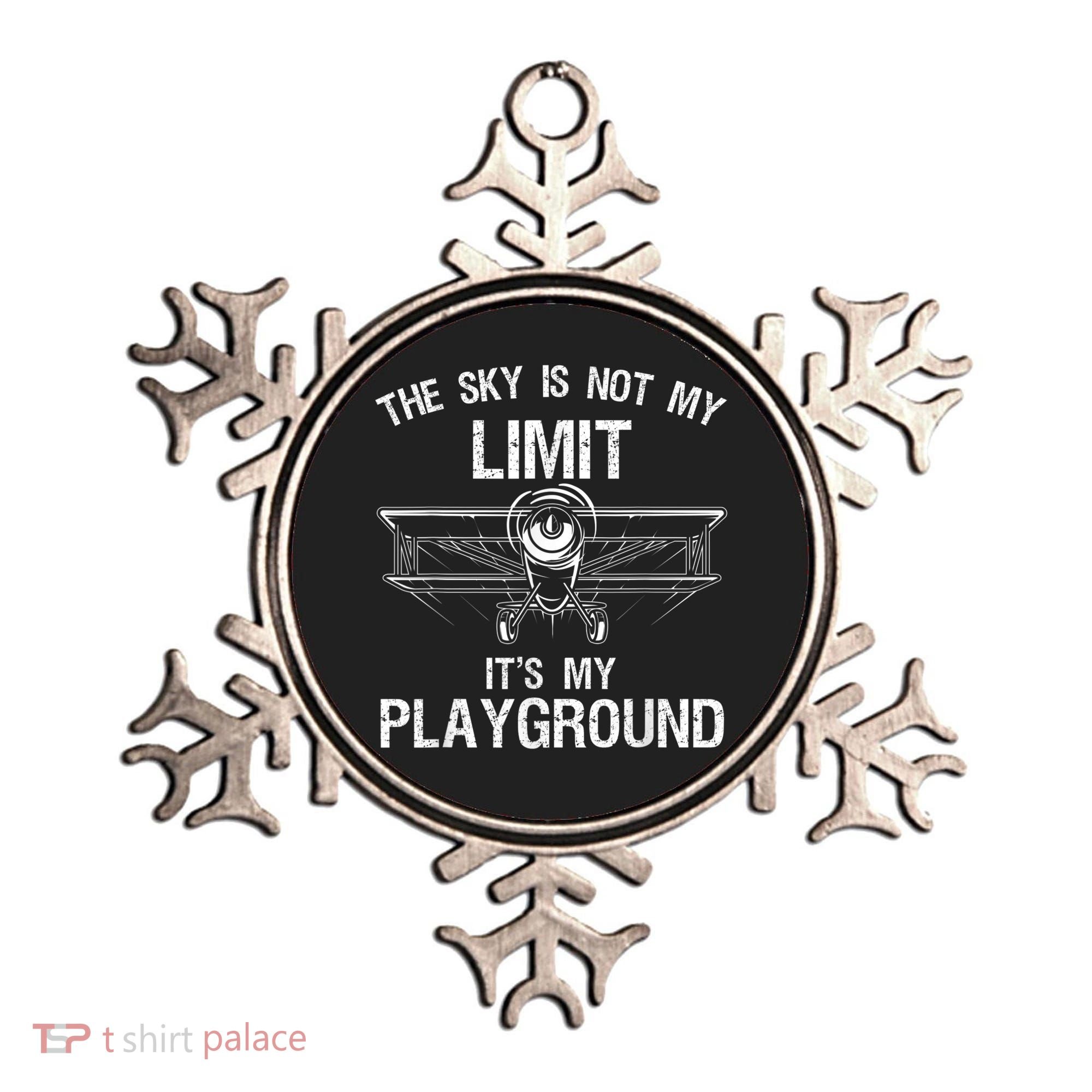 Funny Pilot Art For Men Women Airplane Pilot Aviation Ornament