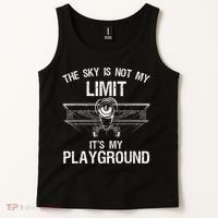Funny Pilot Art For Men Women Airplane Pilot Aviation Tank Top thumb 2