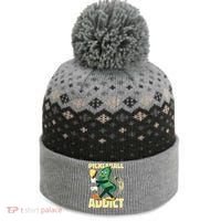 Funny Pickleball Addict The Baniff Cuffed Pom Beanie thumb 0