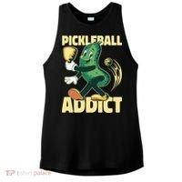 Funny Pickleball Addict Ladies PosiCharge Tri-Blend Wicking Tank thumb 0