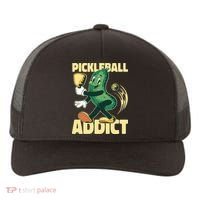 Funny Pickleball Addict Yupoong Adult 5-Panel Trucker Hat thumb 0