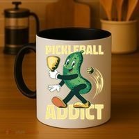 Funny Pickleball Addict Coffee Mug thumb 4