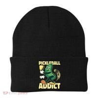 Funny Pickleball Addict Beanie thumb 0