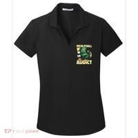 Funny Pickleball Addict Women's Dry Zone Grid Polo thumb 0