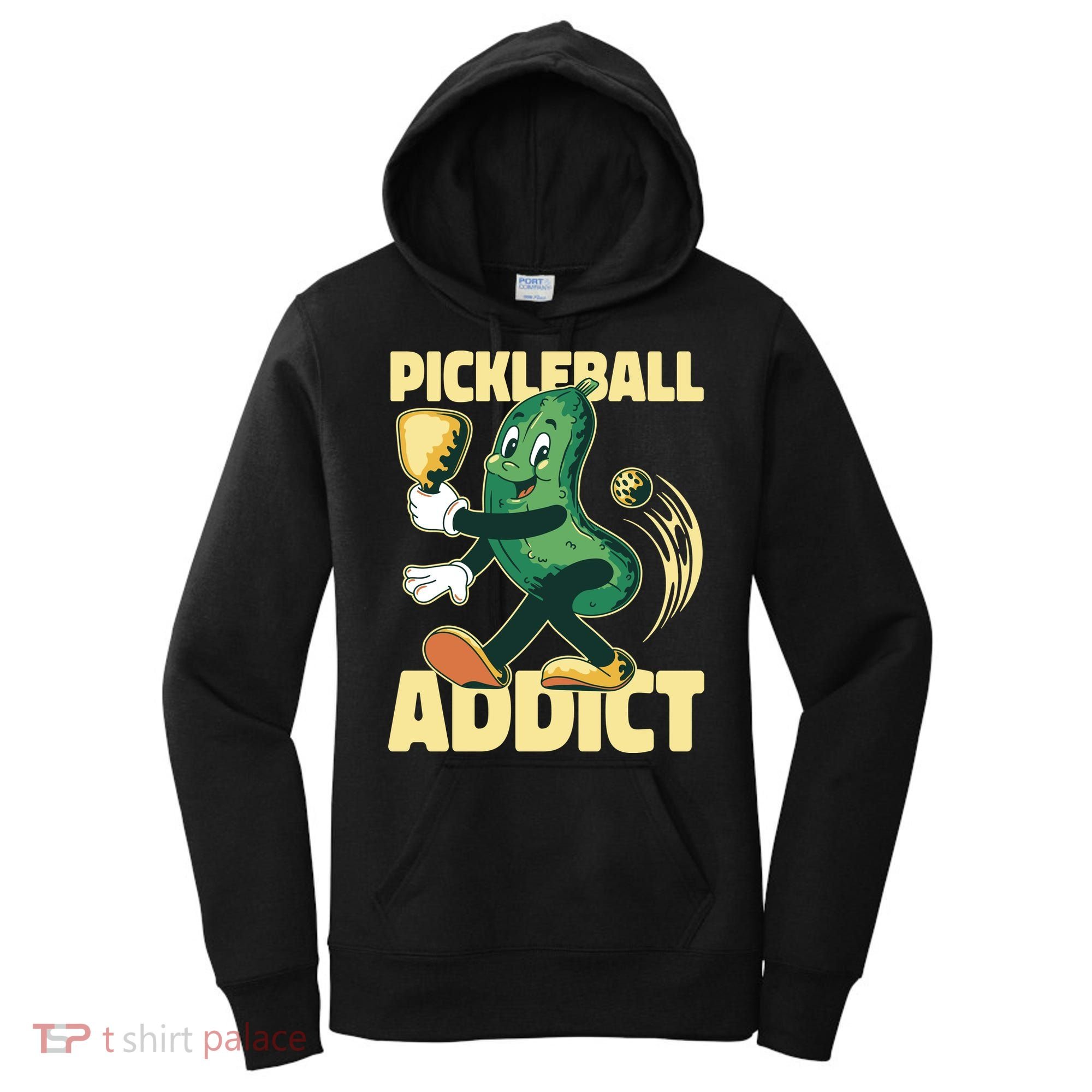 Funny Pickleball Addict Women's Hoodie