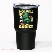 Funny Pickleball Addict Tumbler thumb 0