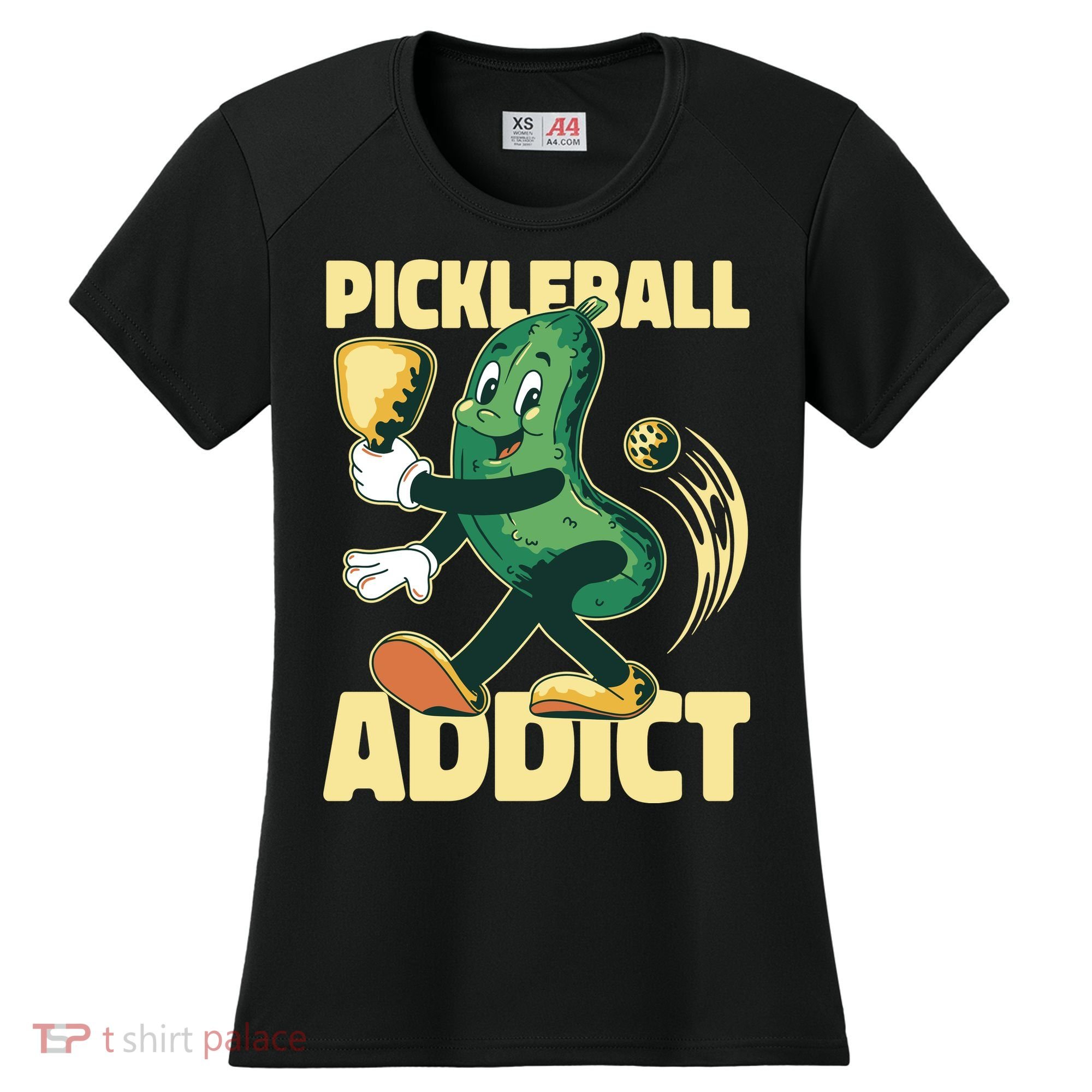 Funny Pickleball Addict Women's Cooling Performance Crew T-Shirt