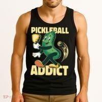 Funny Pickleball Addict Tank Top thumb 3