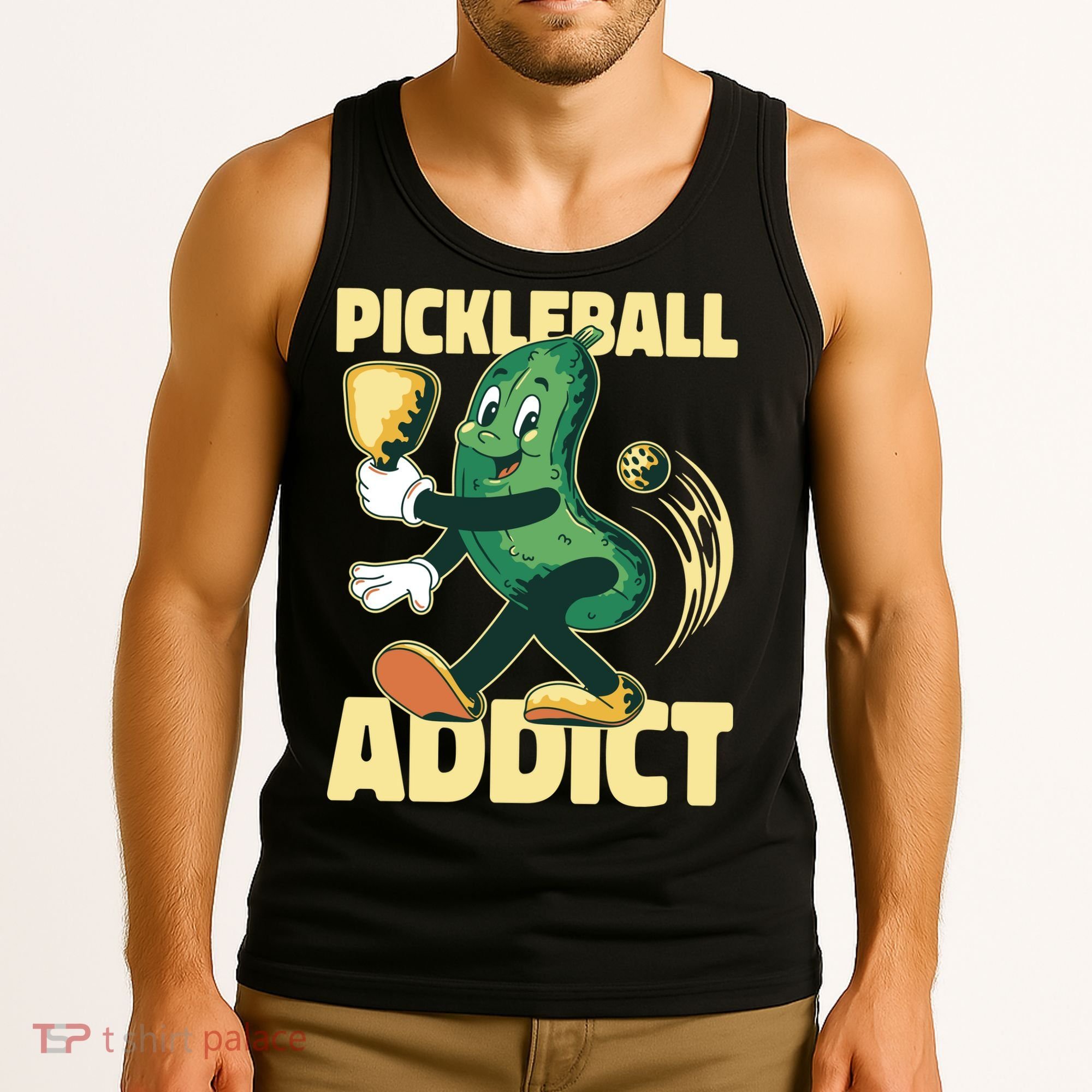 Funny Pickleball Addict Tank Top