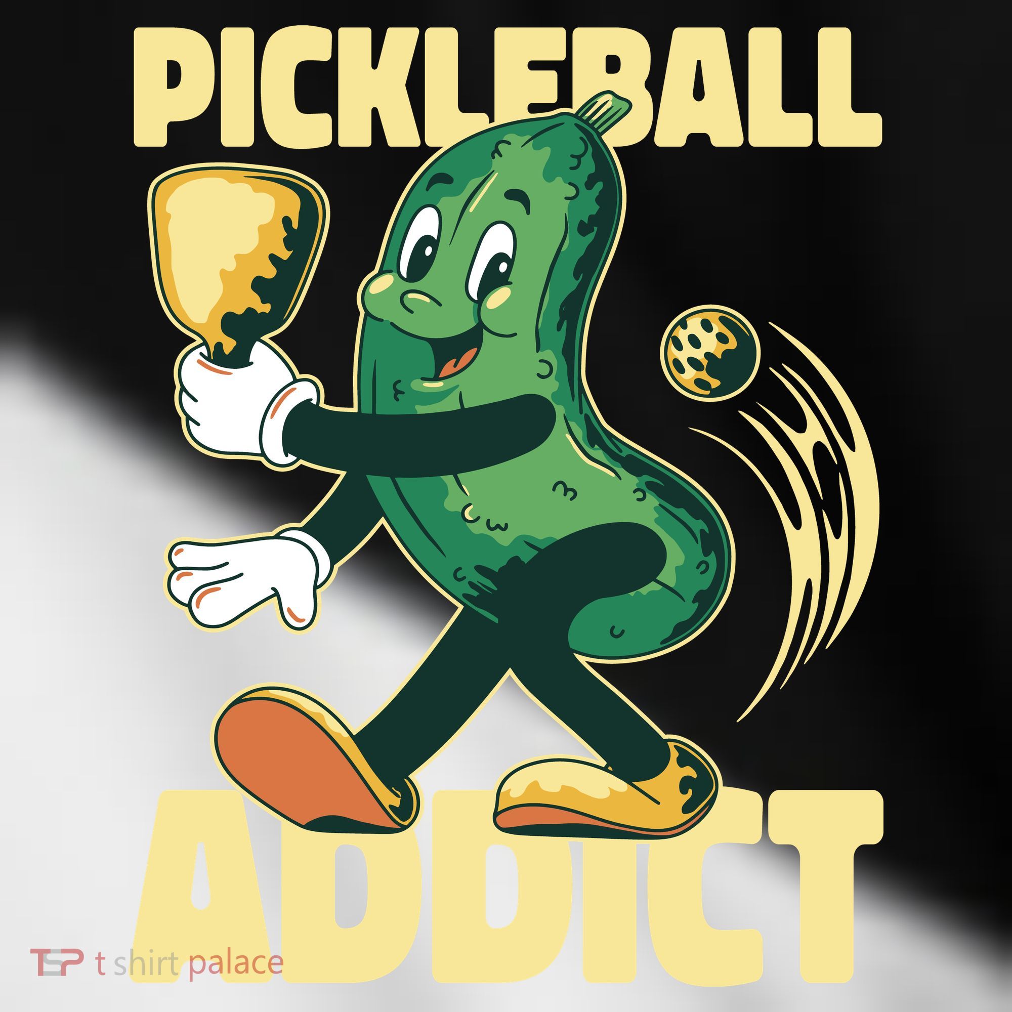 Funny Pickleball Addict Toddler Fine Jersey T-Shirt