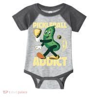 Funny Pickleball Addict Infant Baby Jersey Bodysuit thumb 0
