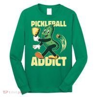 Funny Pickleball Addict Long Sleeve Shirt thumb 0