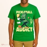Funny Pickleball Addict Tall T-Shirt thumb 2