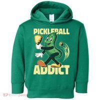 Funny Pickleball Addict Toddler Hoodie thumb 0