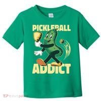 Funny Pickleball Addict Toddler T-Shirt thumb 0