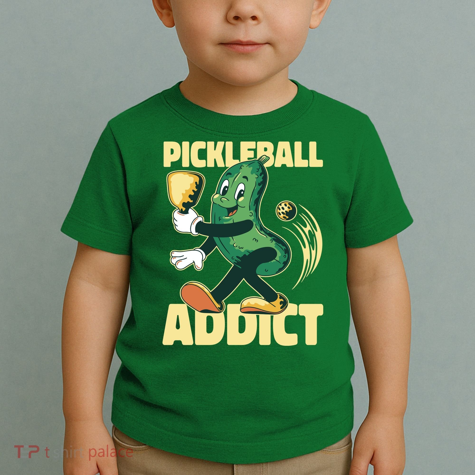 Funny Pickleball Addict Toddler T-Shirt